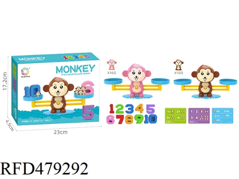 BUILDING BLOCK BALANCE MONKEY