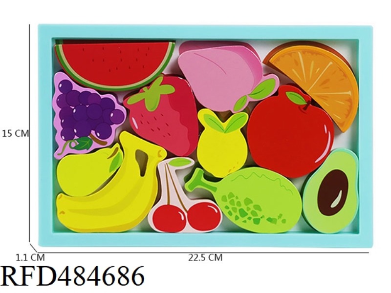WOODEN STEREO FRUIT PUZZLE
