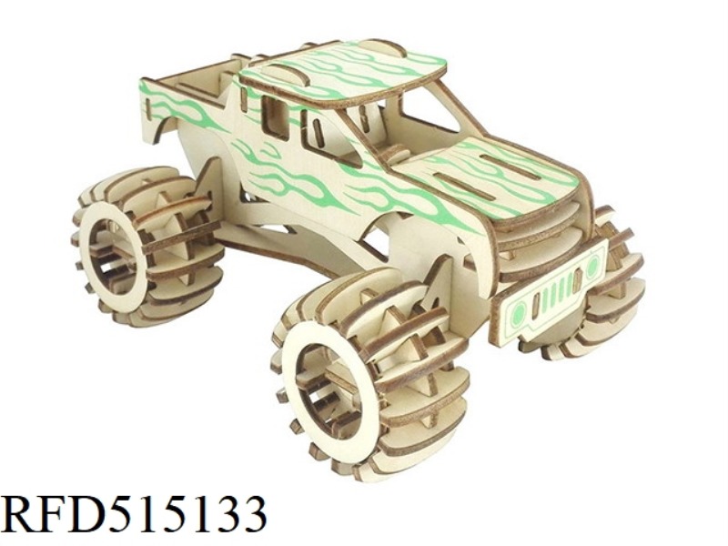 WOODEN BIGFOOT 98PCS