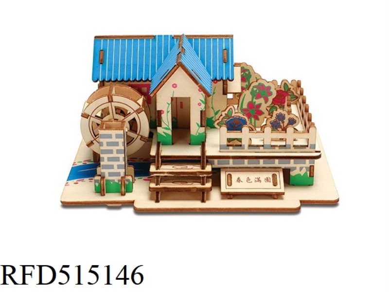 WOODEN SPRING COLOR MANYUAN 64PCS