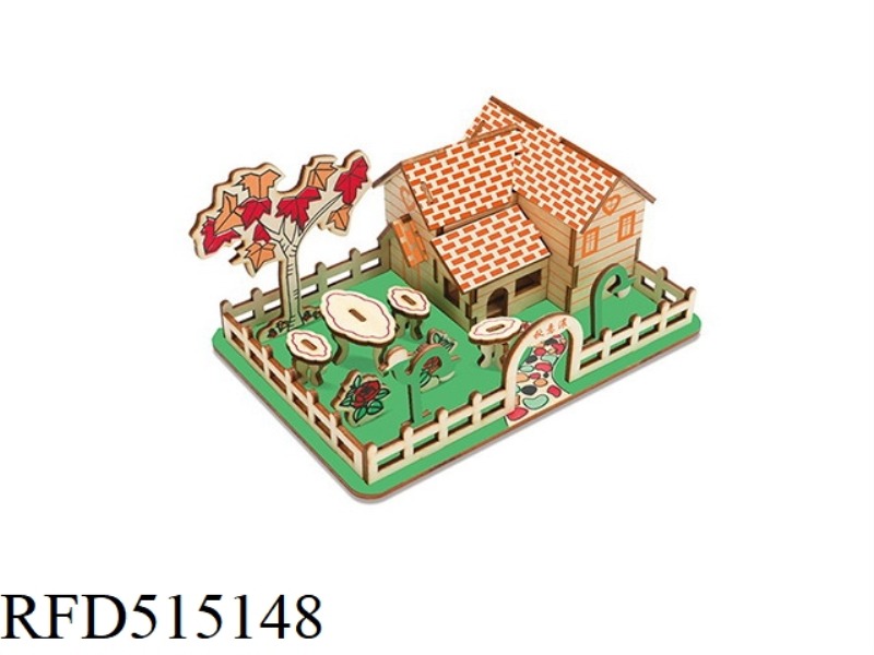 WOODEN AUTUMN THICK 55PCS