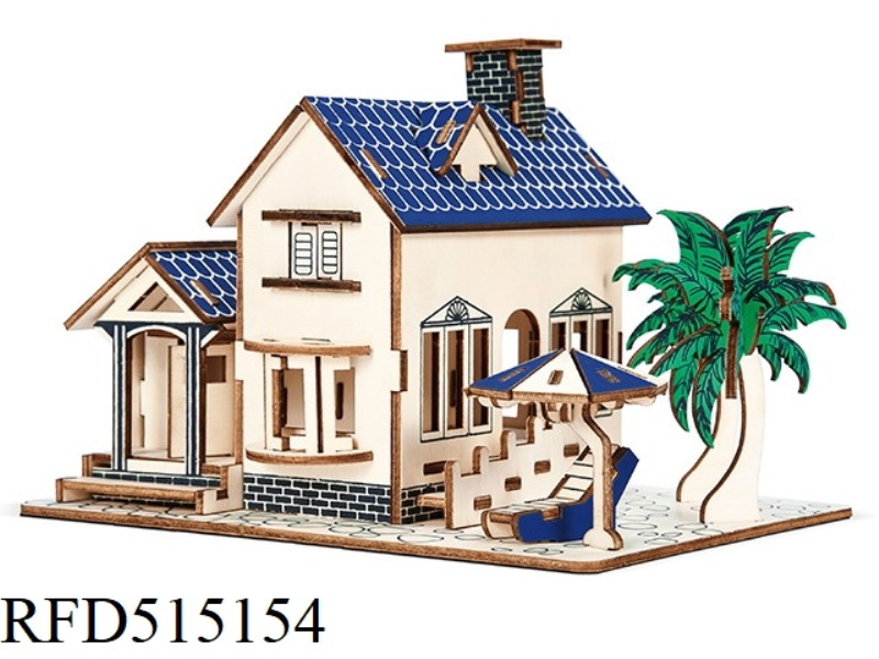 WOODEN SEA VIEW VILLA 88PCS