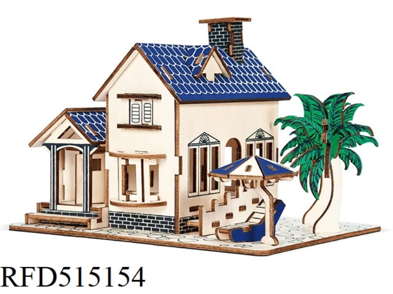 WOODEN SEA VIEW VILLA 88PCS