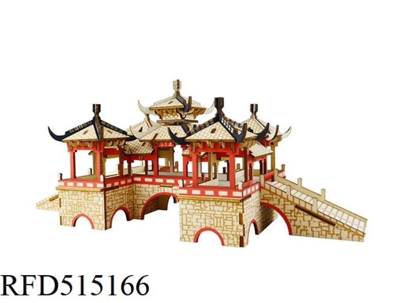 WOODEN WUTING BRIDGE 141PCS