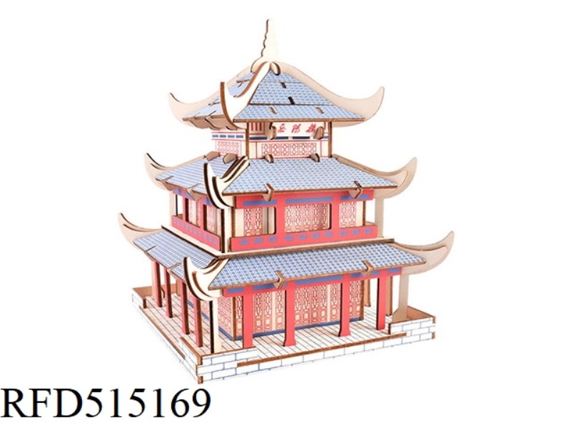 WOODEN YUEYANG TOWER 125PCS