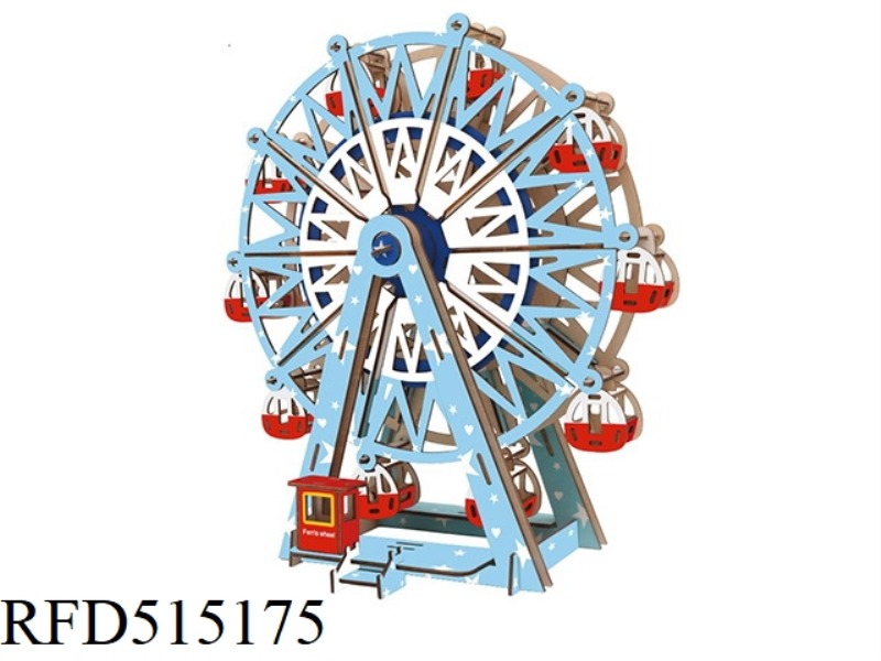 WOODEN BIG FERRIS WHEEL 140PCS