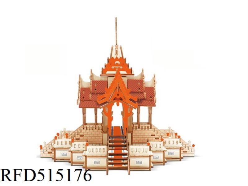 WOODEN TAI TEMPLE 187PCS