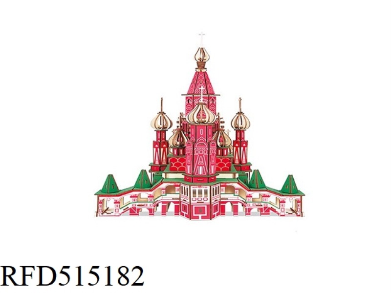 WOODEN RUSSIAN CASTLE 492PCS