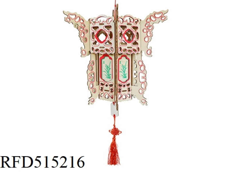 WOODEN PALACE LAMP 29PCS