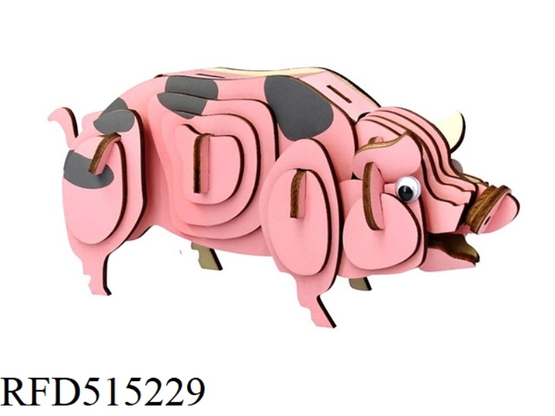 WOODEN PIG 45PCS