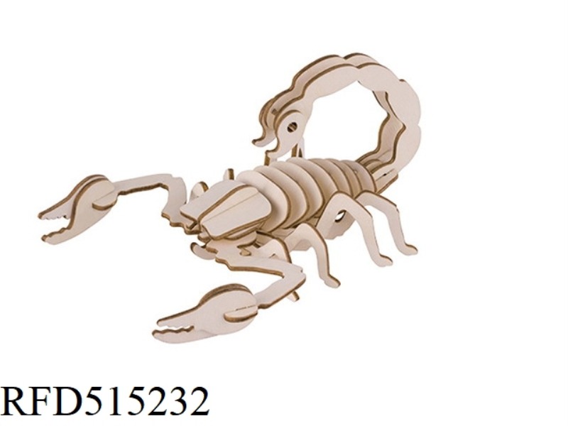 WOODEN SCORPION 30PCS