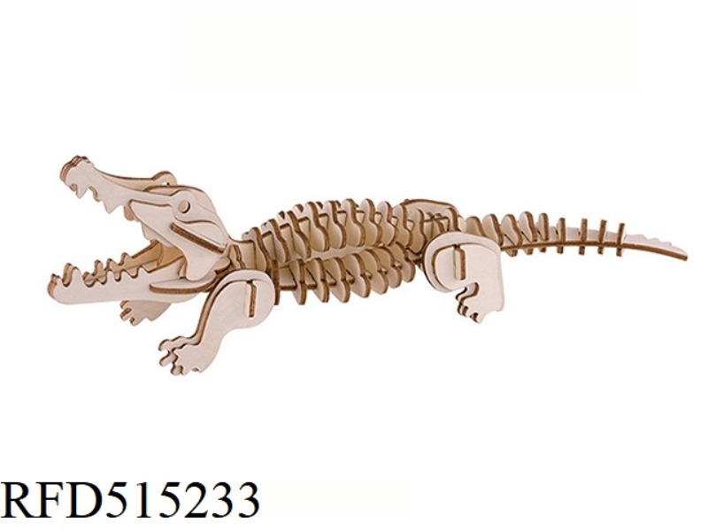 WOODEN CROCODILE 58PCS