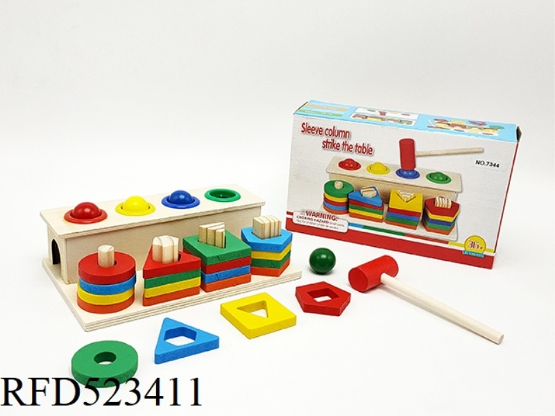 WOODEN SET OF POSTS TO KNOCK THE TABLE
