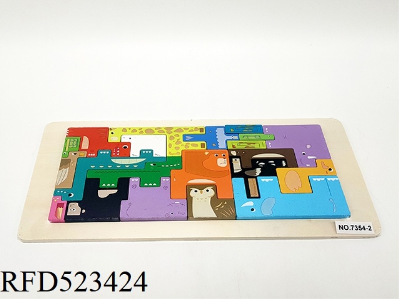 WOODEN ANIMAL PUZZLE
