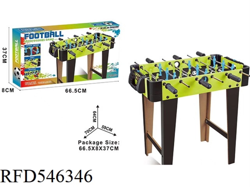 WOODEN FOOTBALL TABLE (LONG FEET)