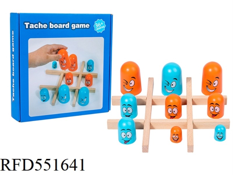 WOODEN FUN TIC-TAC-TOE