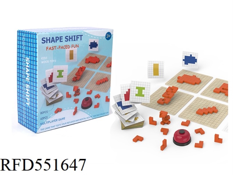 WOODEN SHAPE CHANGE GAME