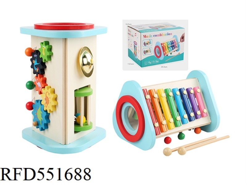 WOODEN MULTIFUNCTIONAL MUSIC SET