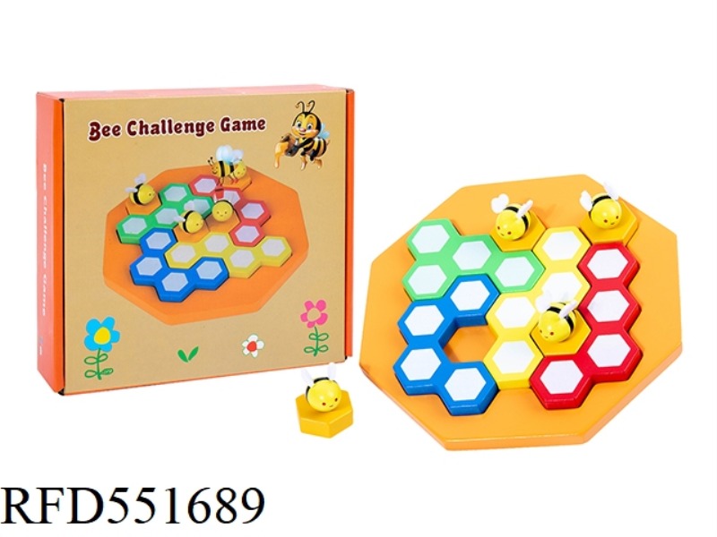 WOODEN BEE NESTING GAME