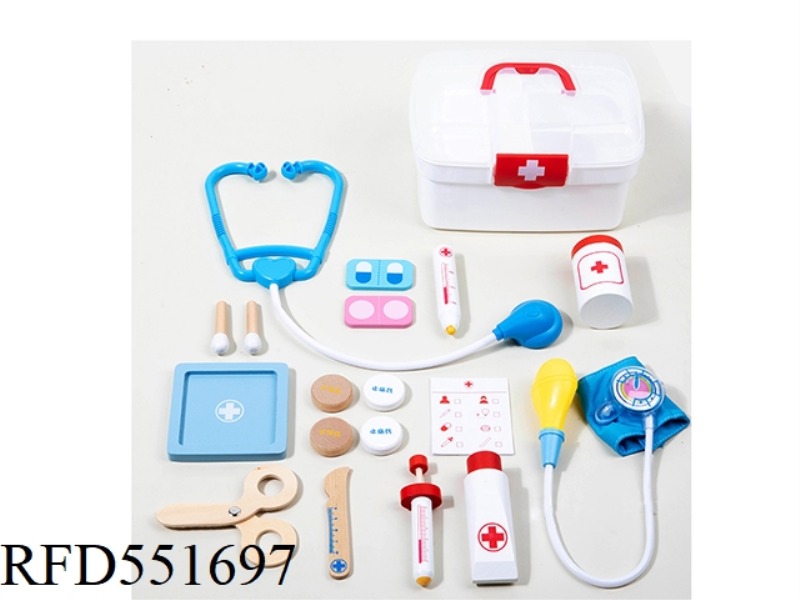 WOODEN DUMMY MEDICAL KIT