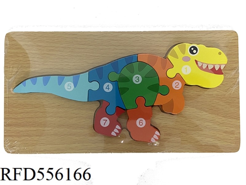 WOODEN TYRANNOSAURUS REX BOARD