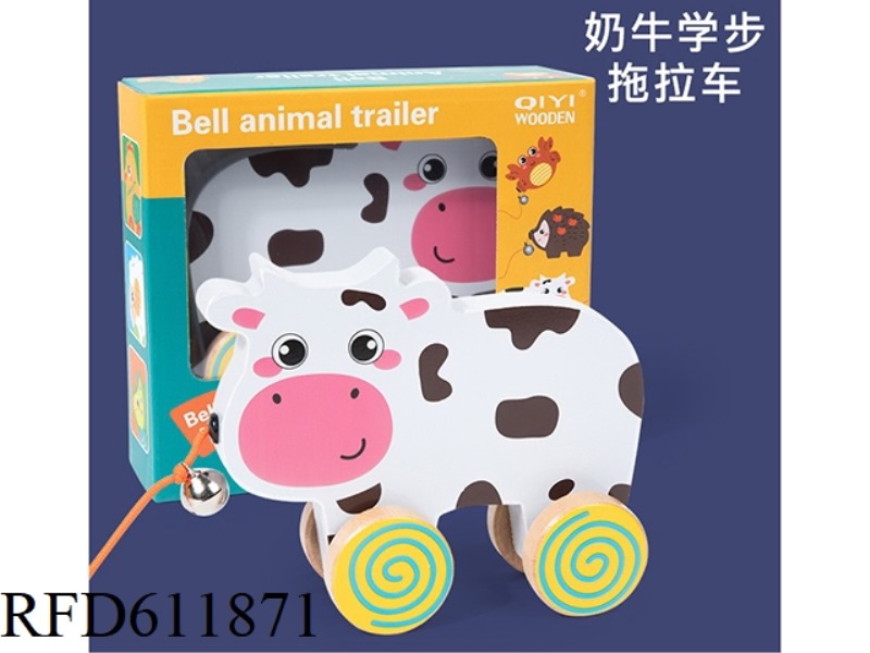 WOODEN COW BELL TRACTOR