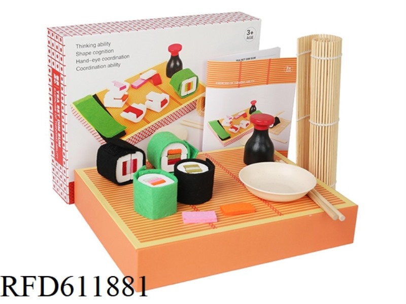 WOODEN PLAYHOUSE SUSHI SET