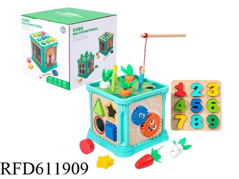 WOODEN MULTIFUNCTIONAL GAME BOX