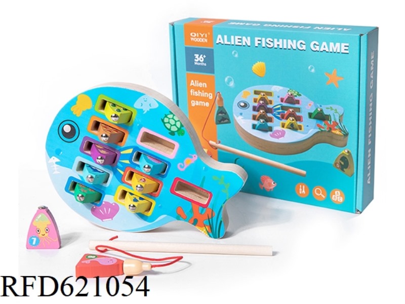 WOODEN FISHING GAME SMALL FISH