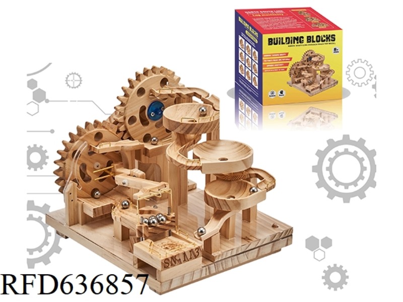 DIY ASSEMBLING MODEL BUILDING BLOCKS TRACK