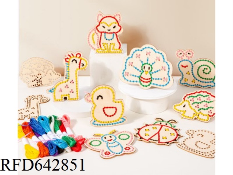 EARLY EDUCATION ANIMAL ROPE-THREADING GAME