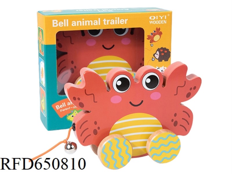 WOODEN CRAB BELLS TUG THE CAR
