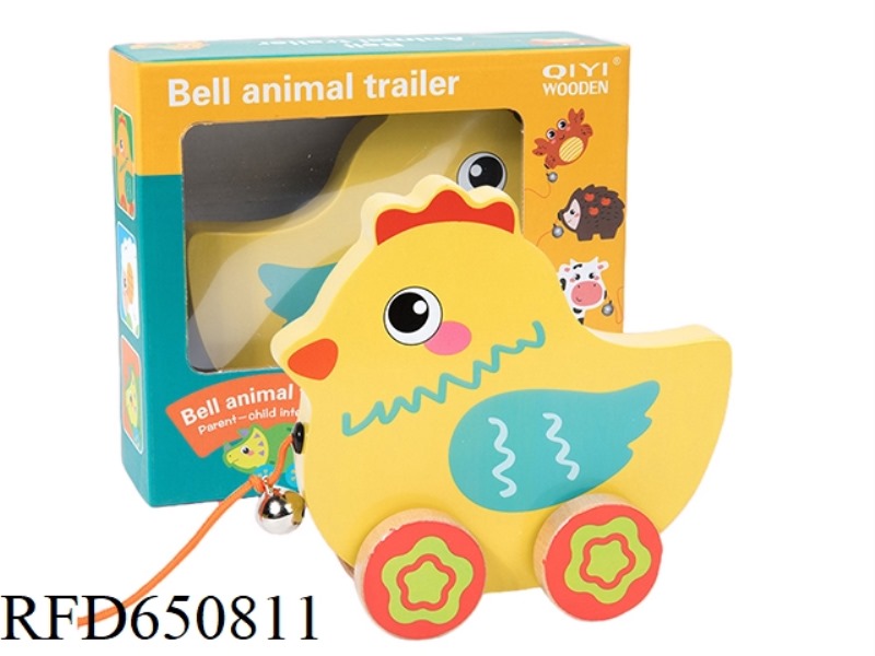 WOODEN CHICK BELL TRACTOR