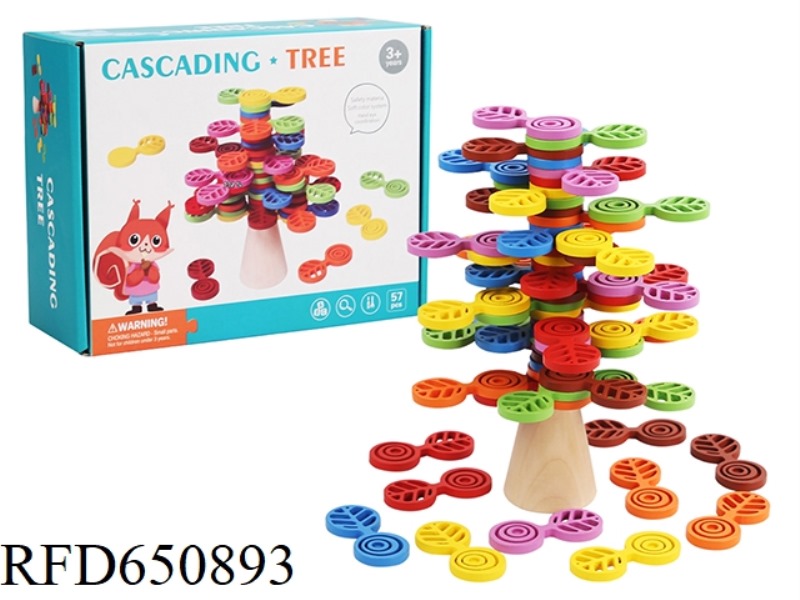 WOODEN CREATIVE JENGA TREE