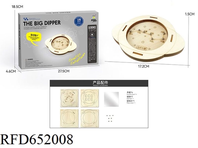 WOOD SCIENCE AND EDUCATION EXPERIMENT - THE BIG DIPPER (18PCS)