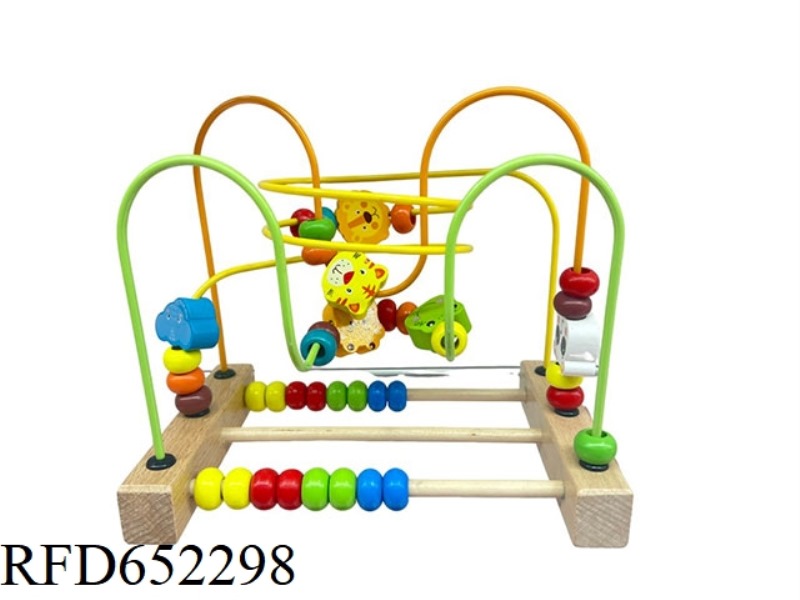 THREE-WIRE HEXAGONAL ANIMAL WINDING BEAD