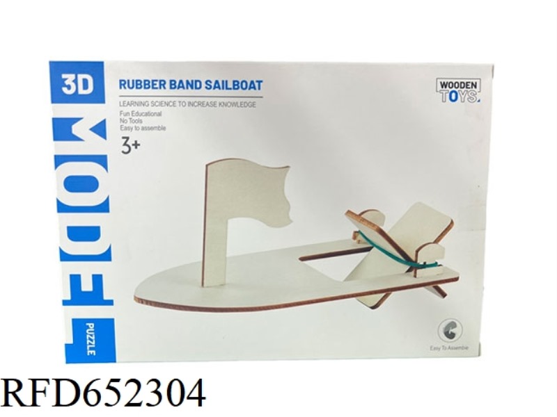 RUBBER BAND SAILBOAT
