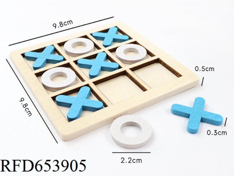 WOODEN MINI X0 CHESS
