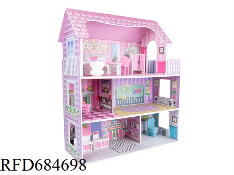 WOODEN DOLLHOUSE VILLA