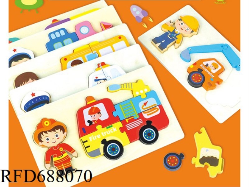 6 THREE-DIMENSIONAL PUZZLES