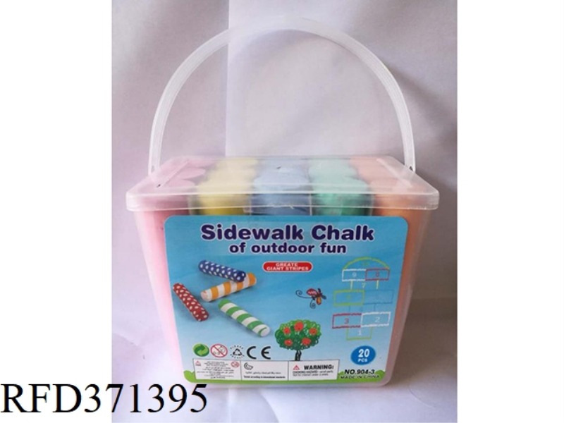 COLOR CHALK 20 IN 20PCS CHALK