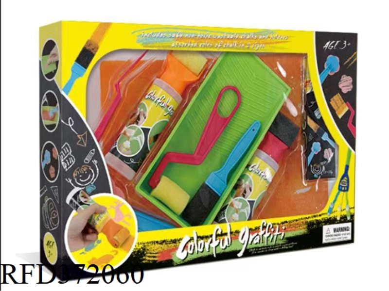 CHALK DOODLE MIDDLE BOX SET 13 PIECE SET WITH 3 CARD BOARDS