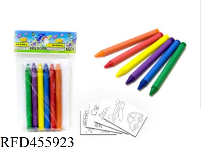 ENGLISH PACKAGING COLOR CRAYONS + DRAWING PAPER