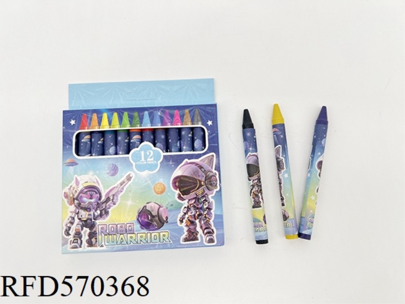 12 COLOR CRAYON STAR WARRIOR