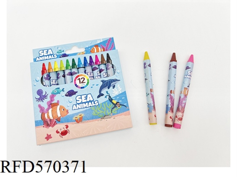 12 COLOR CRAYON OCEAN