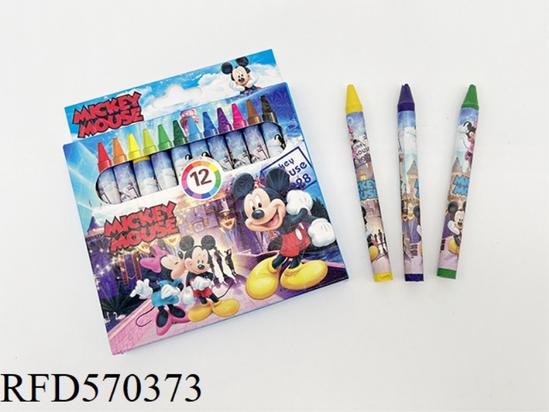 12 COLOR CRAYON MICKEY