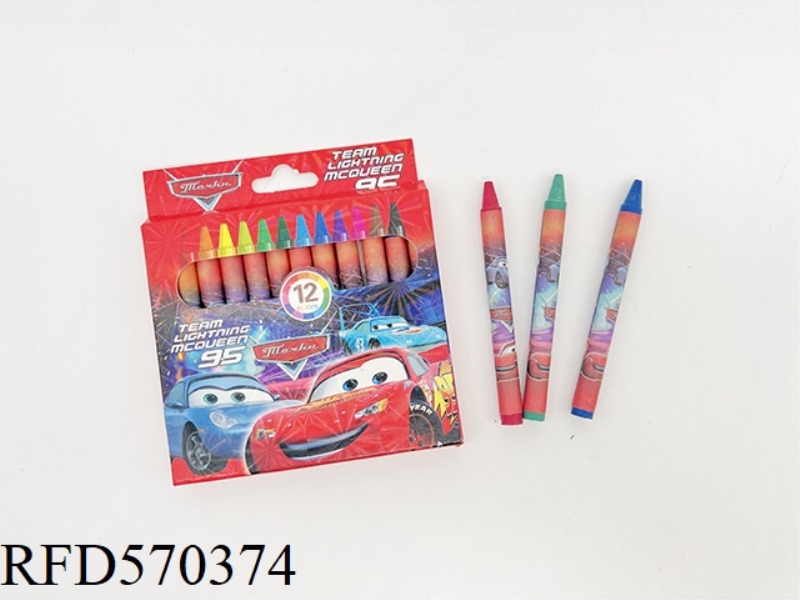 12 COLOR CRAYON CAR