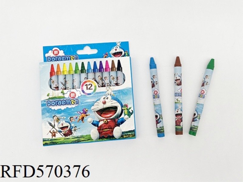 12 COLOR CRAYON JINGLE CAT