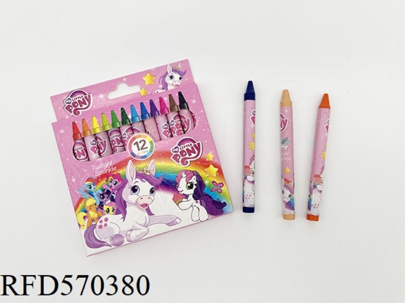 12 COLOR CRAYON PONY