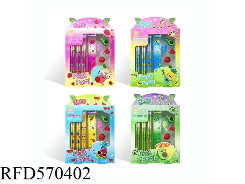 STATIONERY SET FRUIT